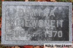 Bertha Kliewoneit