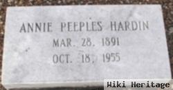 Annie Peeples Hardin