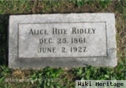 Alice Hite Ridley