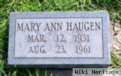 Mary Ann Haugen