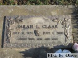 Sarah Lois Shoenfelt Claar