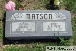 Betsy "bess" Terrill Matson