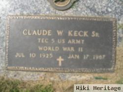 Claude W Keck, Sr