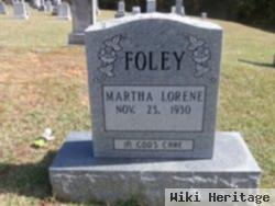 Martha Lorene Foley