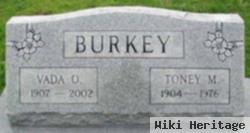 Toney Martin Burkey