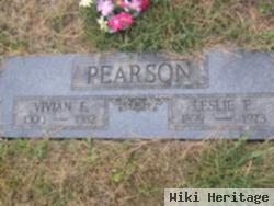 Leslie E Pearson