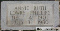 Annie Ruth Lowry Phillips