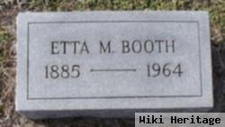 Etta M Booth