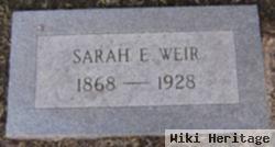 Sarah E Weir