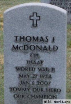 Thomas F Mcdonald