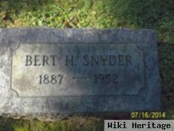 Bert H Snyder