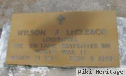 Pvt Wilson J Leclercq