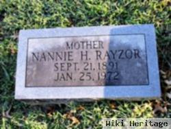 Nannie H Rayzor