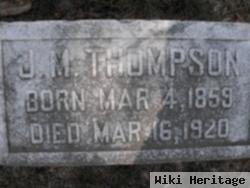 J. M. Thompson