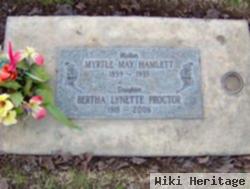 Bertha Lynette Hamlett Proctor