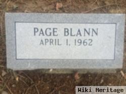 Page Blann