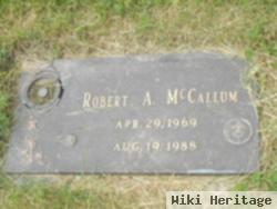 Robert A Mccallum