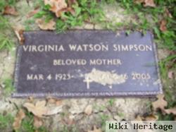Virginia Watson Simpson