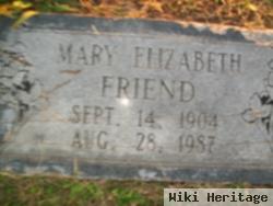 Mary Elizabeth Friend