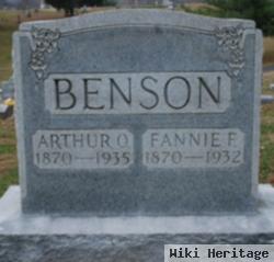 Arthur O Benson