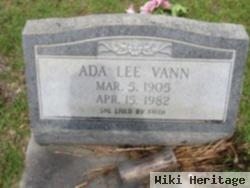 Ada Lee Vann