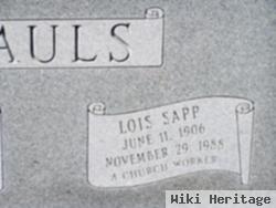 Lois Sapp Pauls