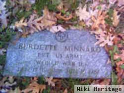 Pvt Burdette M Minnard