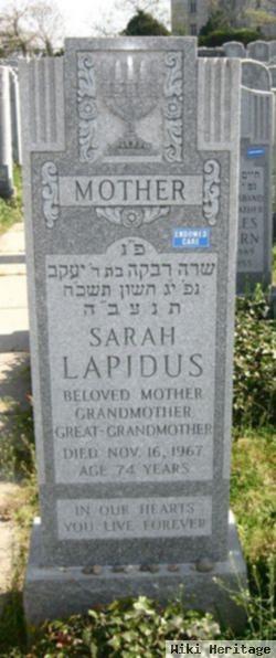 Sarah Lapidus