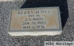 Berta Myra Ivey Davis