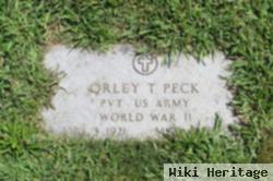 Pvt Orley T. Peck