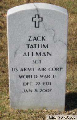 Zack Tatum Allman