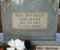 Rosa Ann Roach