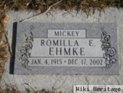 Romilla Eleanor "mickey" Hillmer Ehmke