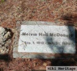 Melvin Hall Mcdonald