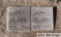 John B Blaine