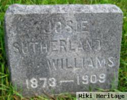 Josie Sutherland Williams