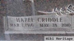 Hazel Criddle Thomas