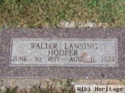 Walter Lansing "lance" Hooper