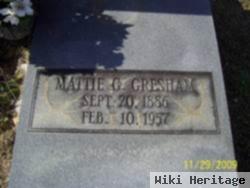 Mattie G Gresham