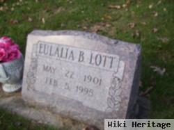 Eulalia B Wemhoff Lott