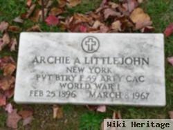 Pvt Archie A Littlejohn