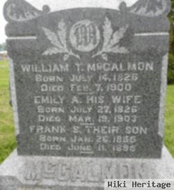 William T Mccalmon