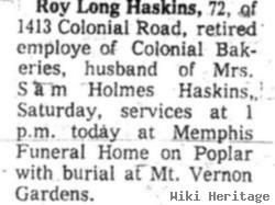 Roy Long Haskins