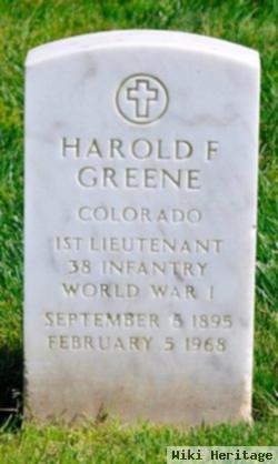 Harold Frederick Greene
