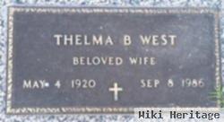 Thelma B West