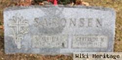 Gertrude M Radford Saronsen