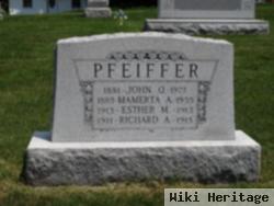 Richard A Pfeiffer