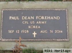 Paul Dean Forehand
