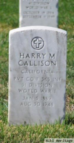 Harry M Callison