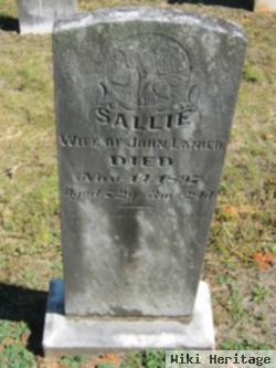 Sarah "sallie" Peacock Lanier